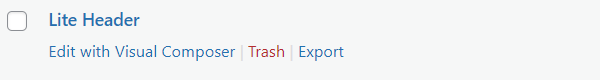 Option to export templates