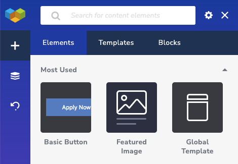 Add element in Visual Composer