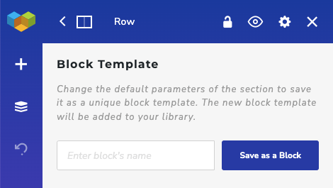 Create block template with Visual Composer