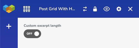 Set custom excerpt length for the post grid elements