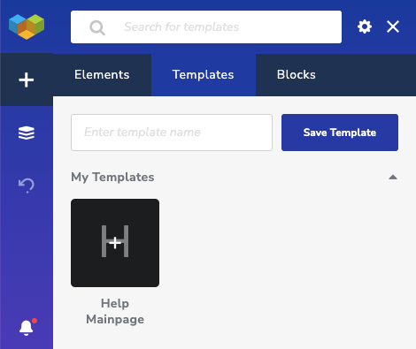 How to add template in Visual Composer