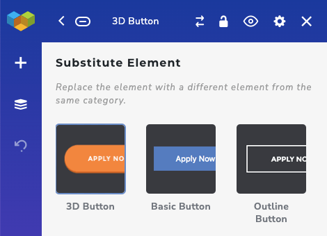 Substitute elements in Visual Composer