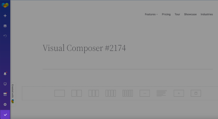 visual composer help text